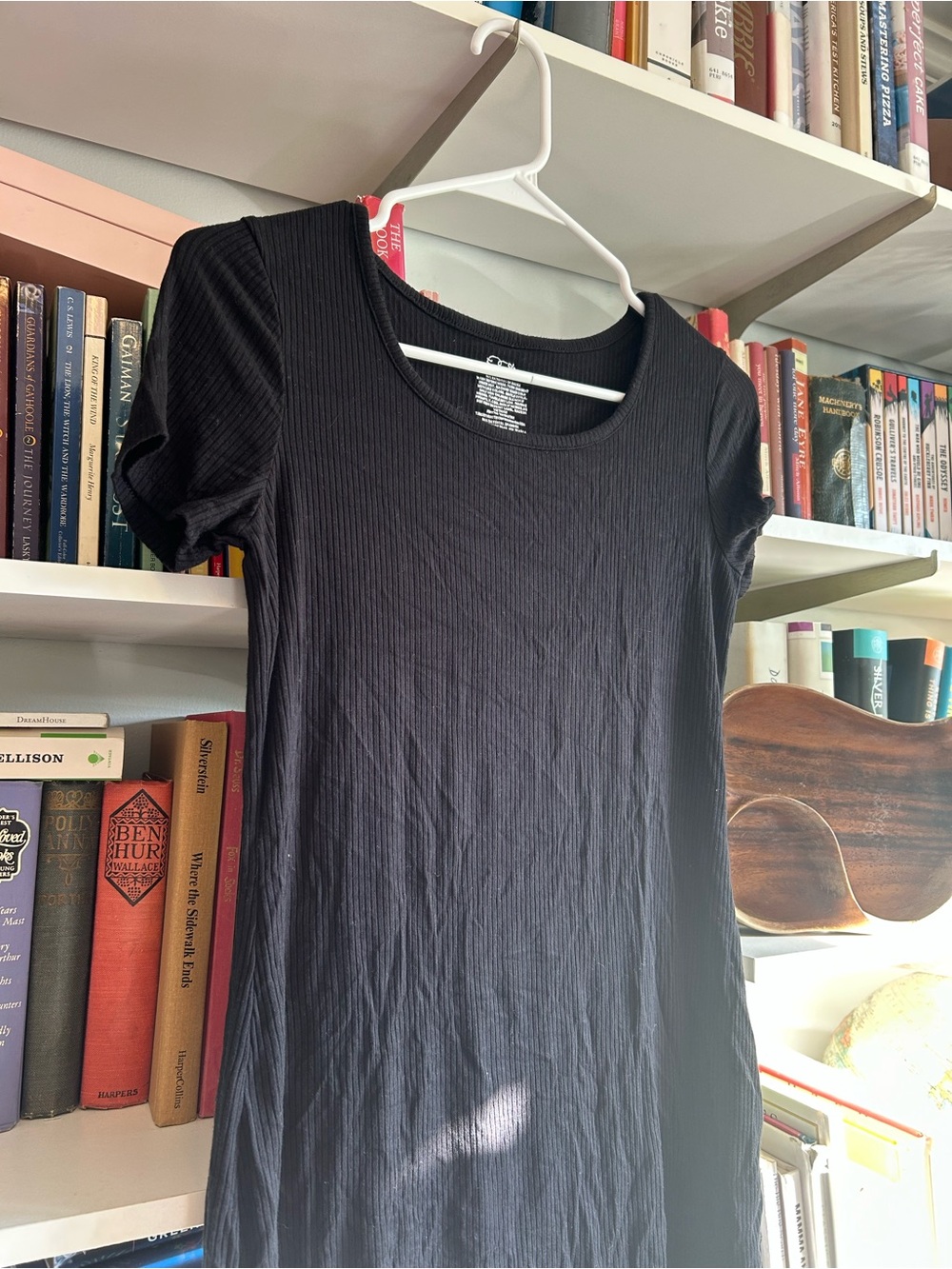 art class Black Ribbed Scoop Neck Tee Dress - Picture 2 of 6
